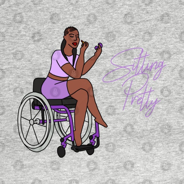 Sitting Pretty in Purple 1 by Dissent Clothing